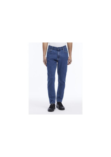 Ck Tapered Fit Mid Blue Denim