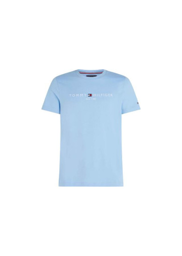Tommy Logo Tee Vessel Blue