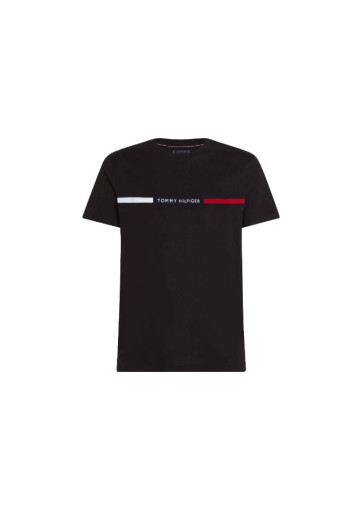 Hilfiger Chest Insert Tee Blac